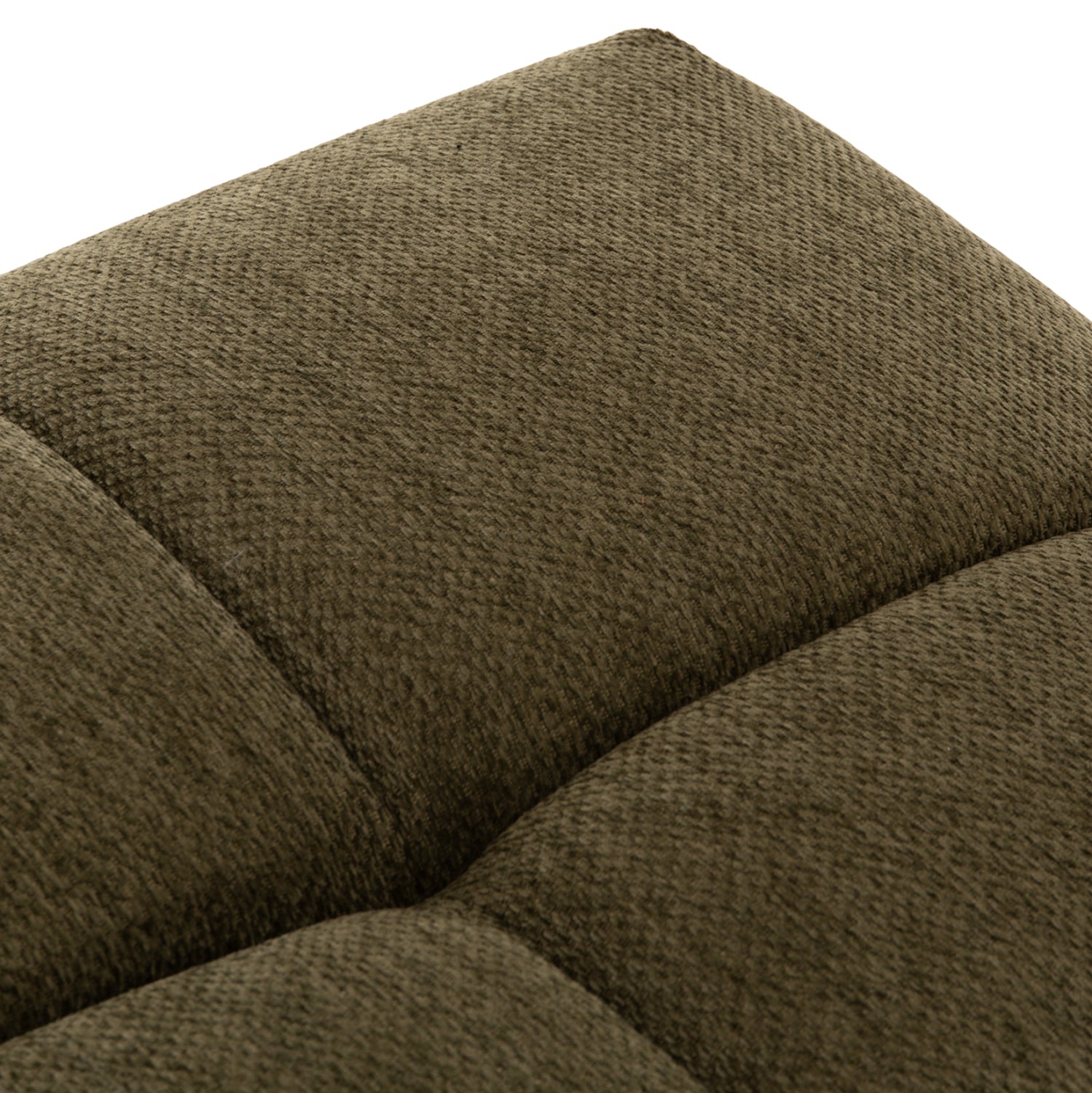 Табуретка за крака Coven, зелен плат, 100x65x37 височинни см.