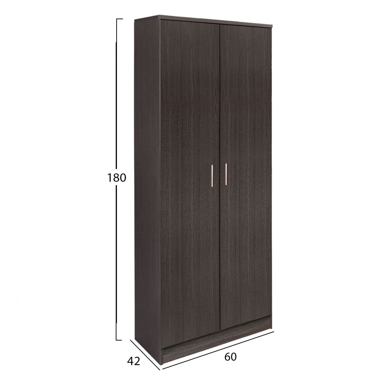 Гардероб BAILEY цвят зебрано 60X42X180см
