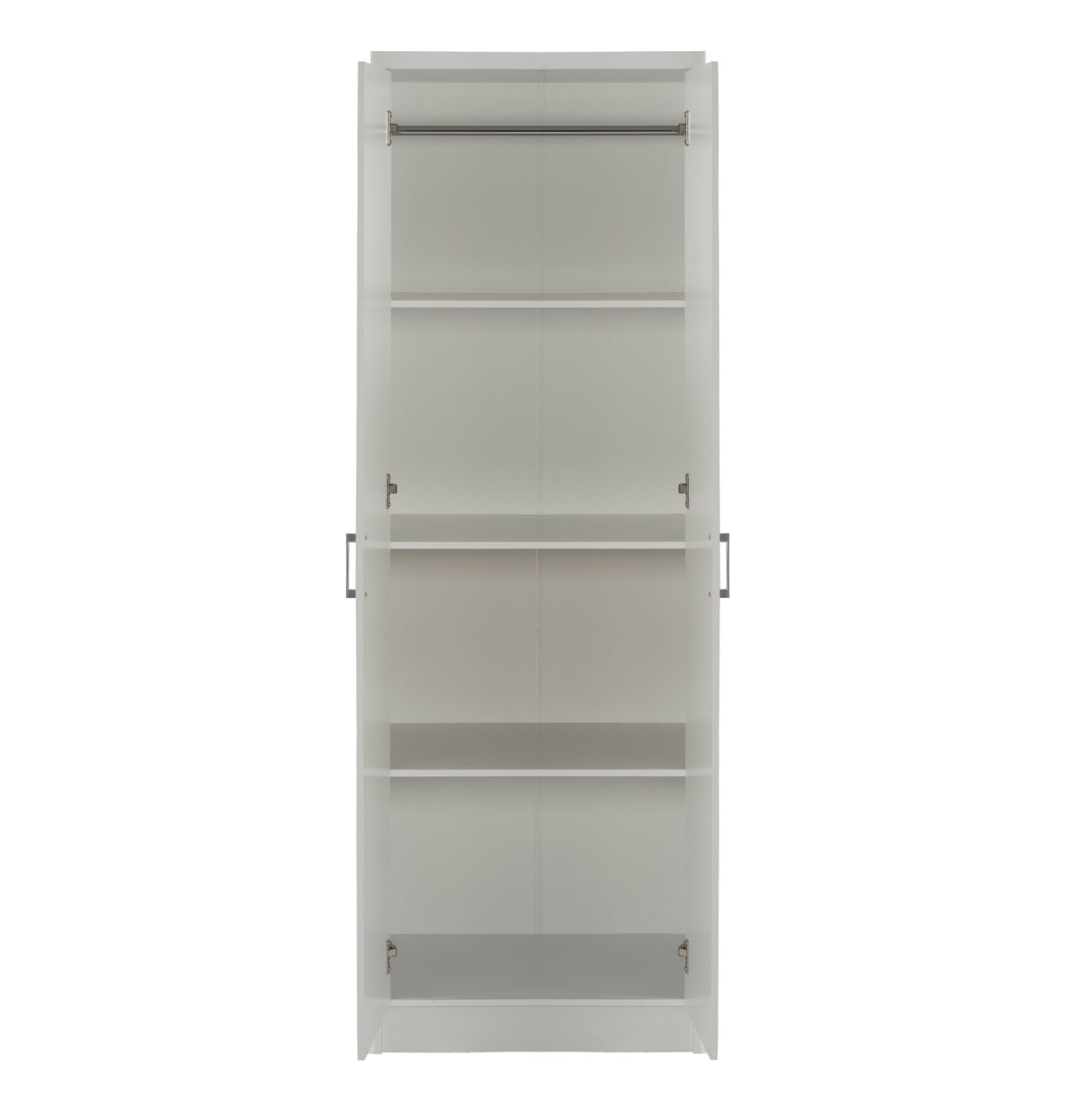 Гардероб  BAILEY бял цвят  60x43x181см
