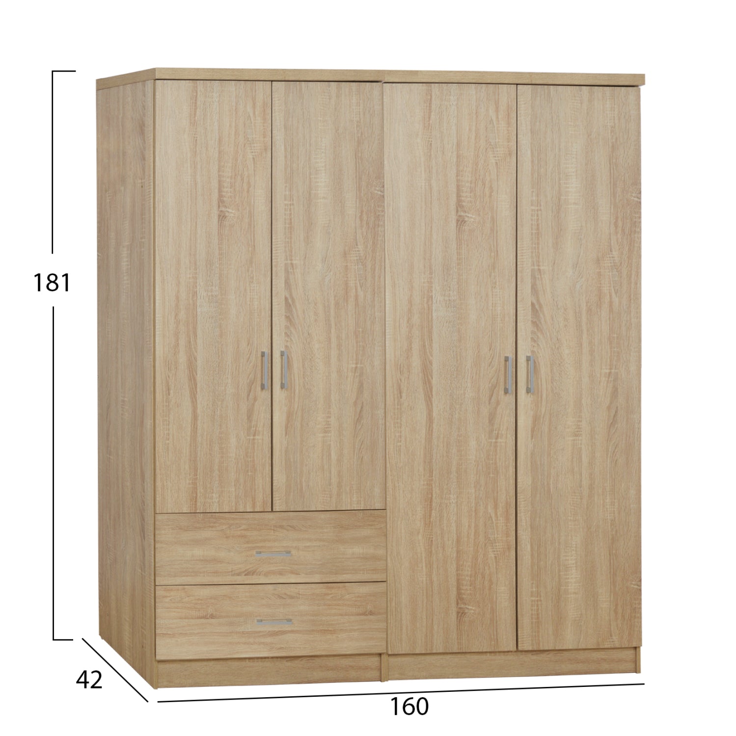 Комплект 2 бр гардероби  REINA 160X42X181см/ КГ11351.02