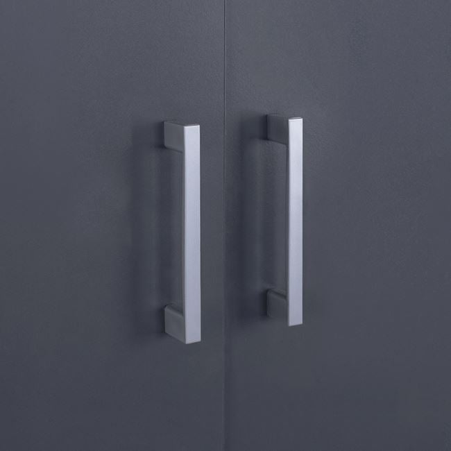 Двукрилен гардероб REINA сонома-сив цвят  80x42x180см