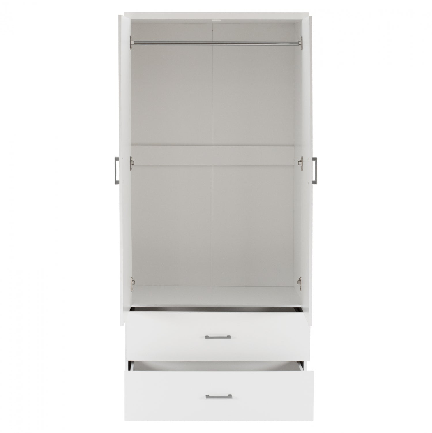 Гардероб Рейна бял цвят  80x42.5x180.5см