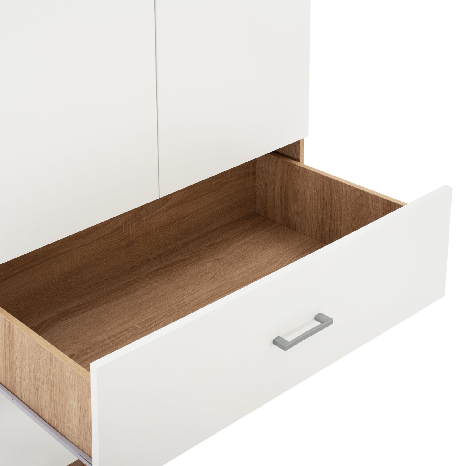 Гардероб Капри 80х42.5х180 -цвят сонома-бял