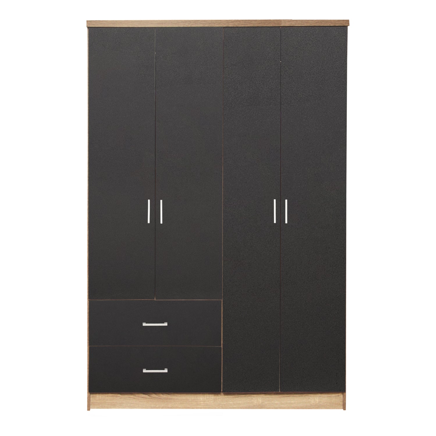Гардероб CAPRI  цвят сонома-сив 120Χ42,5Χ180,5