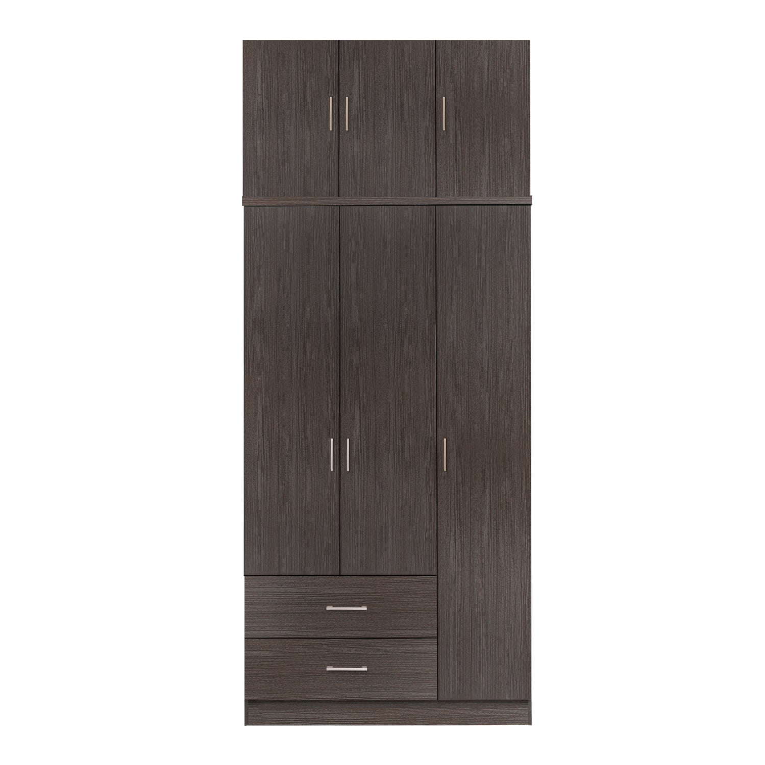 Гардероб  КГ11223.01 цвят зебрано 90X42X241см