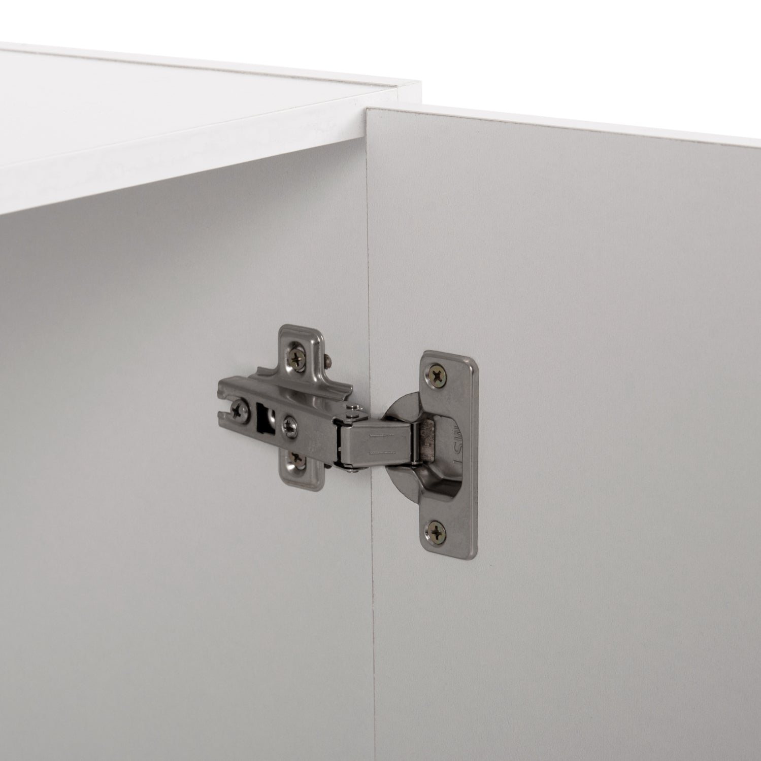 Гардероб Alivia  бял цвят 90.2x42x60см