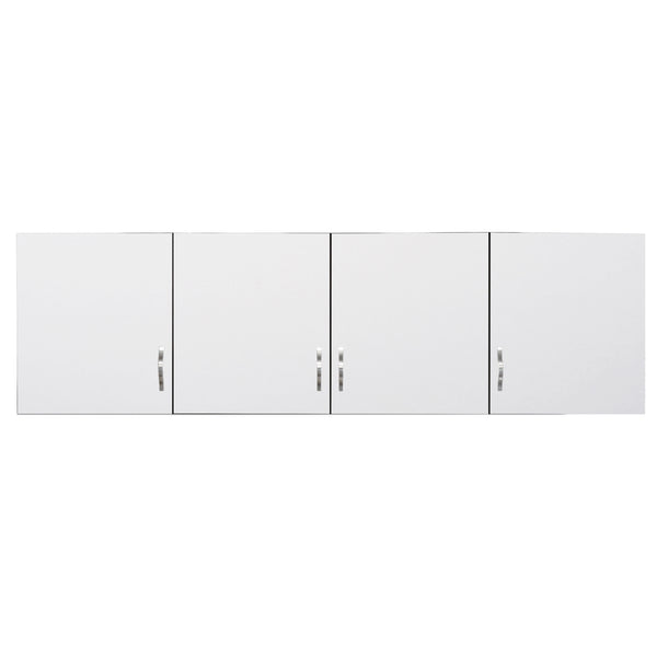 Горен шкаф за 4-крилен гардероб LORELAI меламин в бяло 200x55.5x60см.