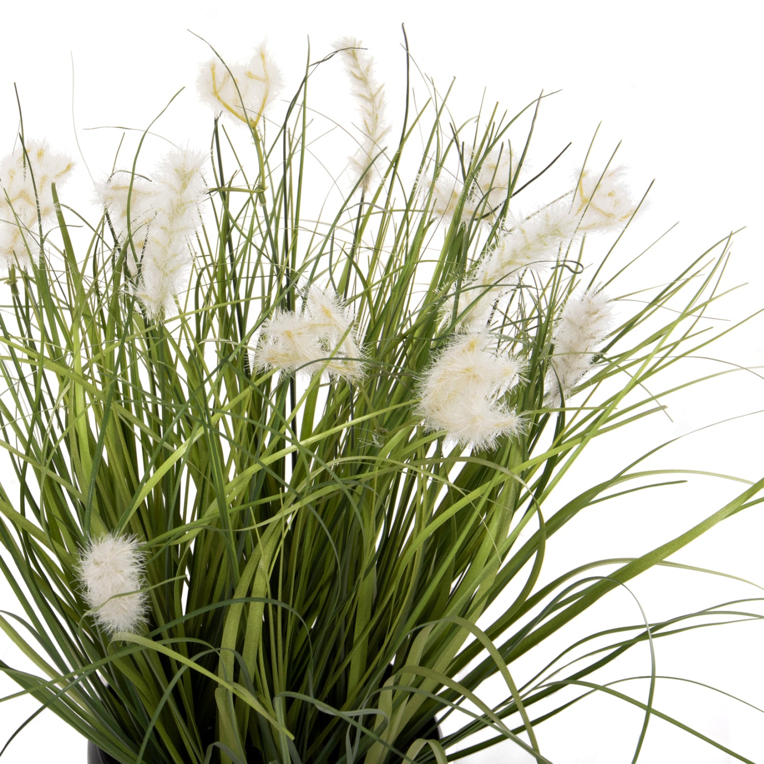 Декоративна синтетична трева в саксия 37см.
