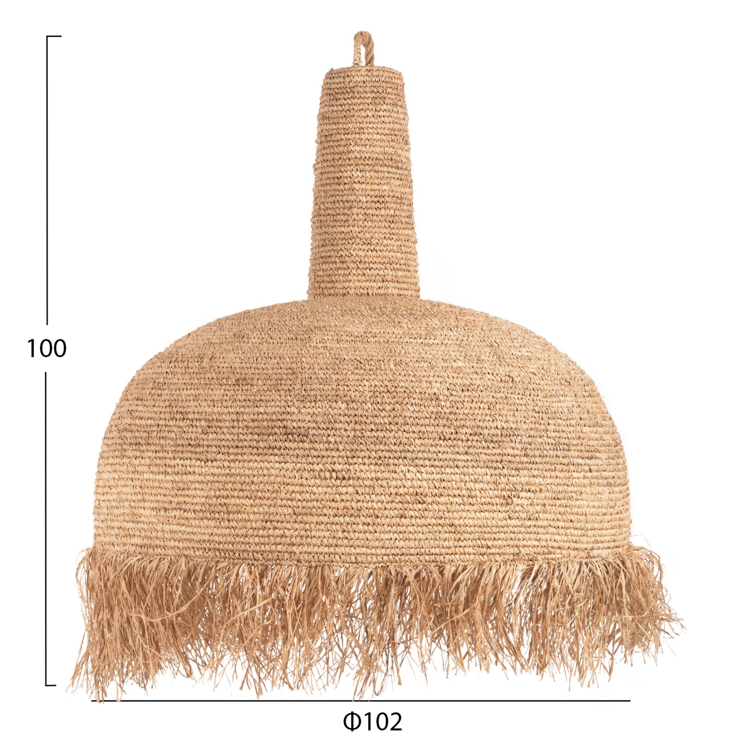 Таванна лампа 4032 естествен цвят Ф102x100cм