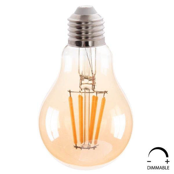 Led крушка златист цвят 8W E27 3000K златист цвят