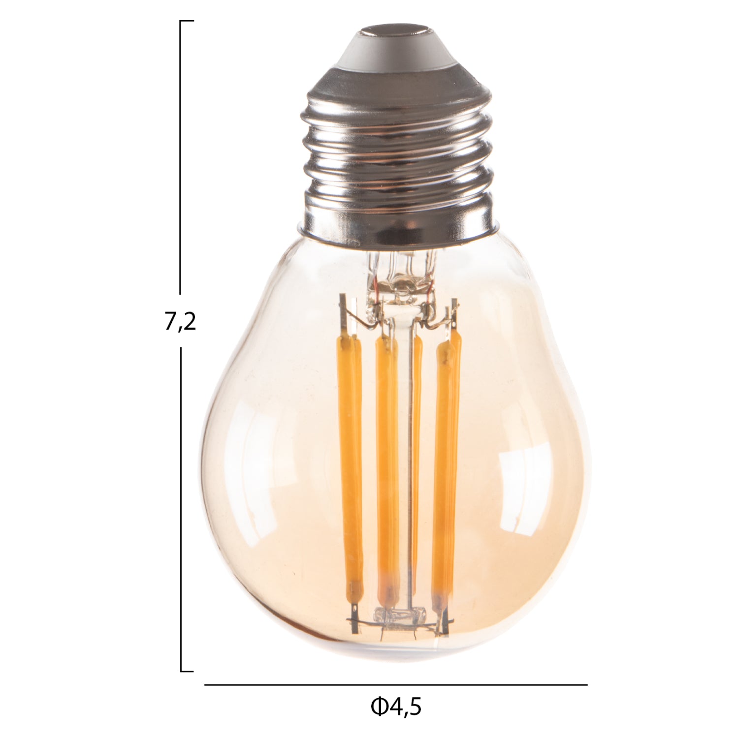 Led крушка златист цвят  6W E27 3000K