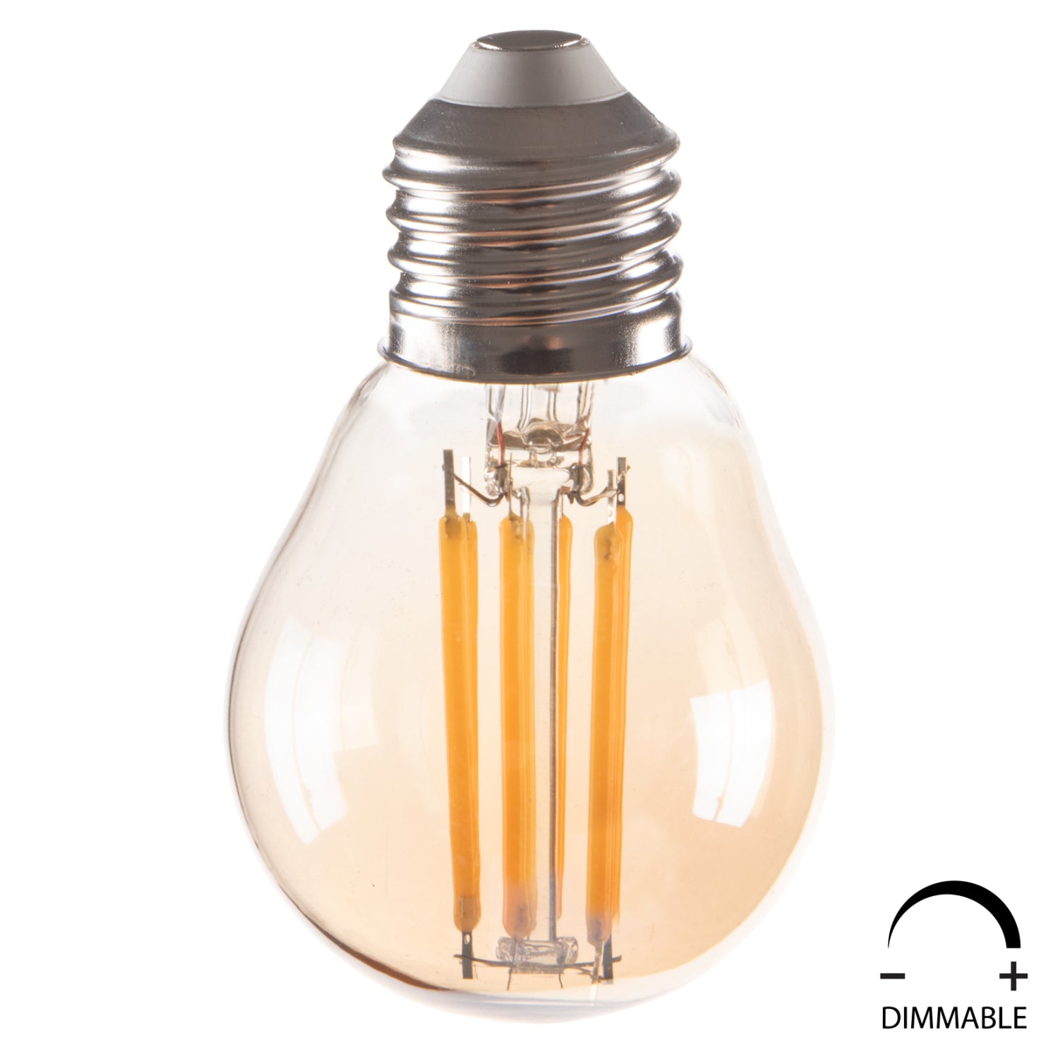 Led крушка златист цвят  6W E27 3000K