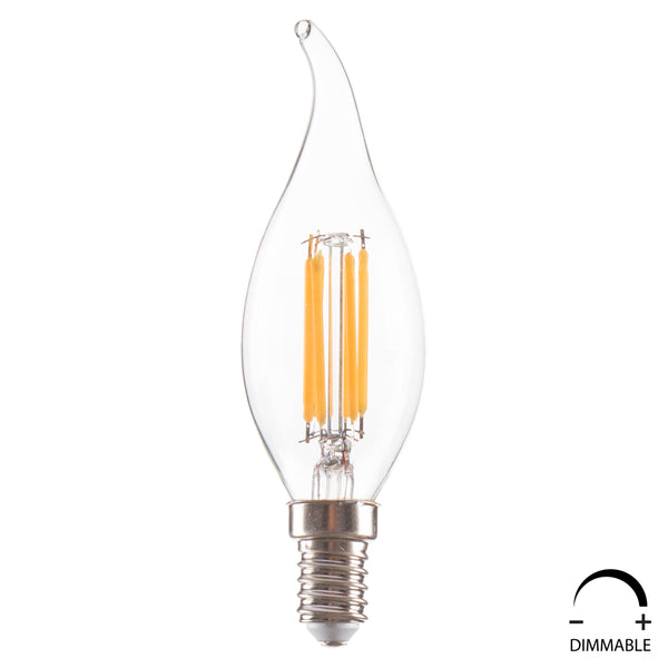 Led крушка  6W E14 3000K прозрачна