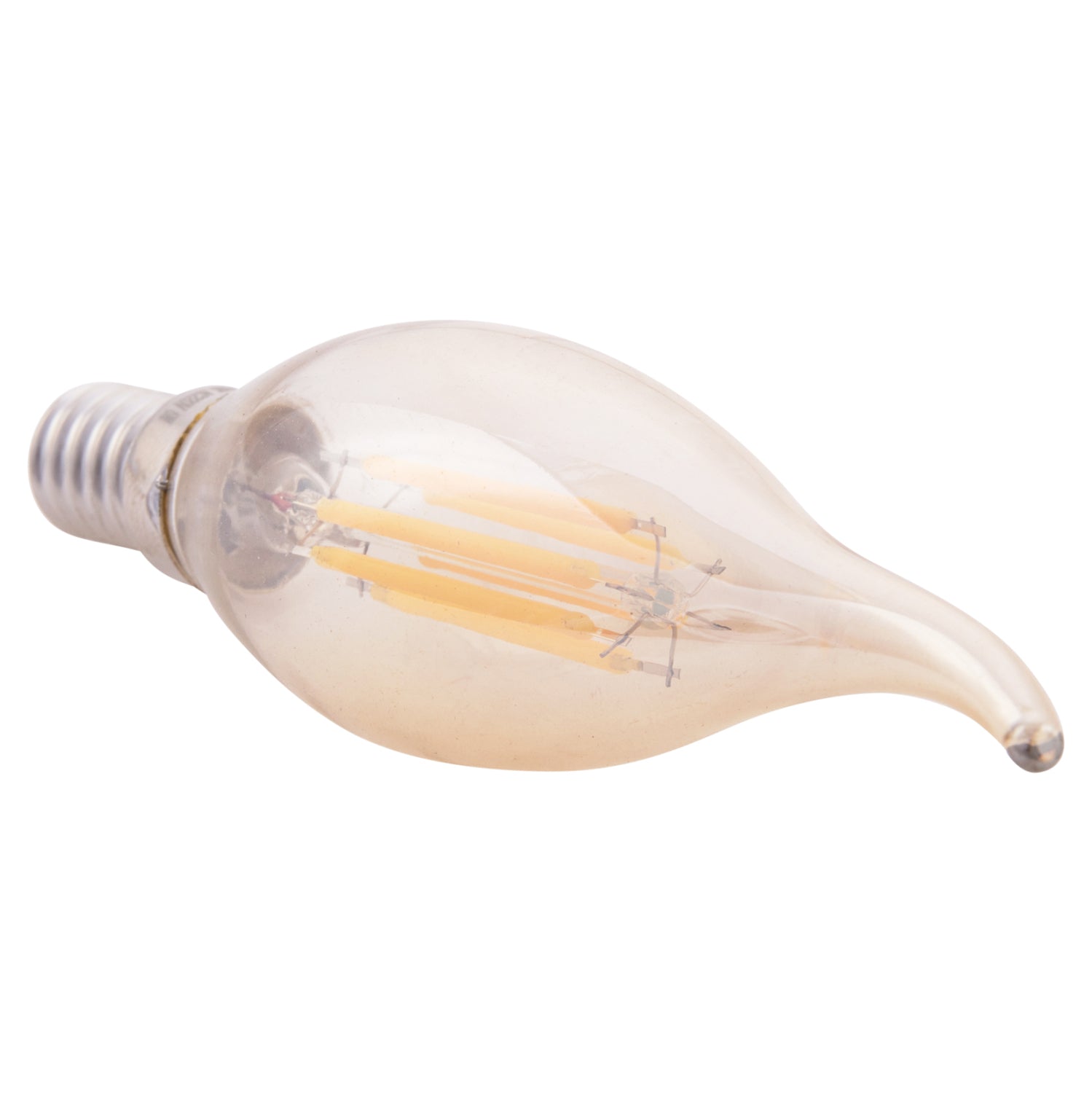 Led крушка 6W E14 3000K  златист цвят