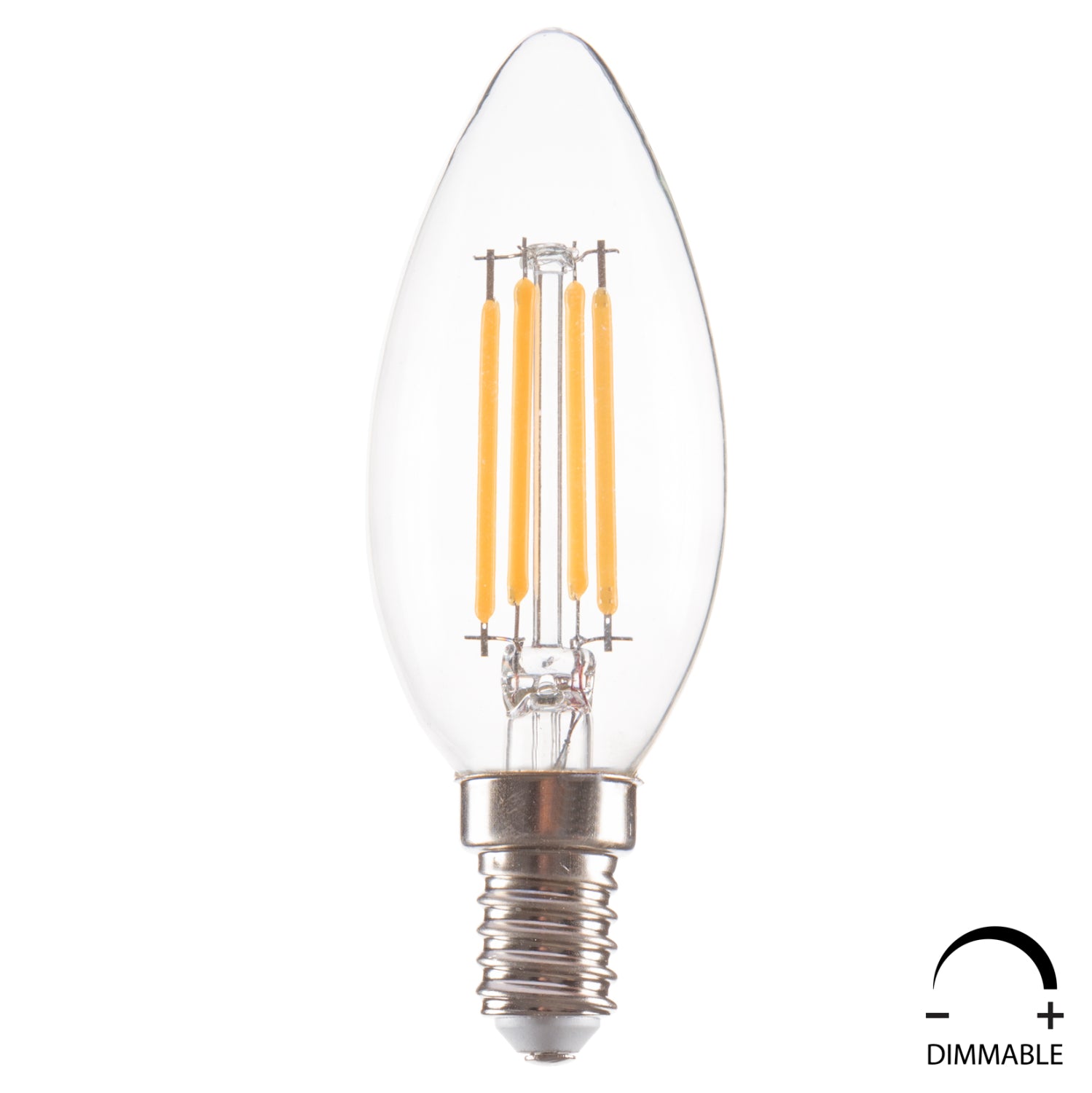 Led крушка прозрачна 4W E14 3000K димируема