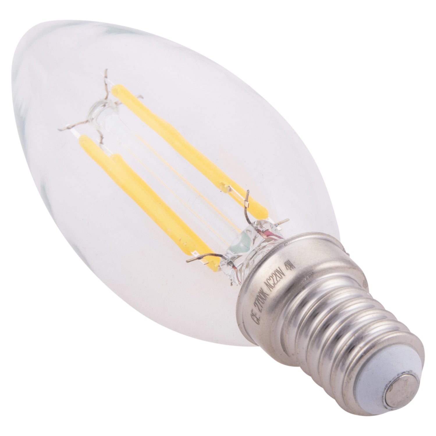 Led крушка прозрачна 4W E14 3000K димируема