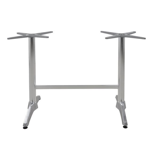 Двойна алуминиева основа за маса 404/80x60/72 см