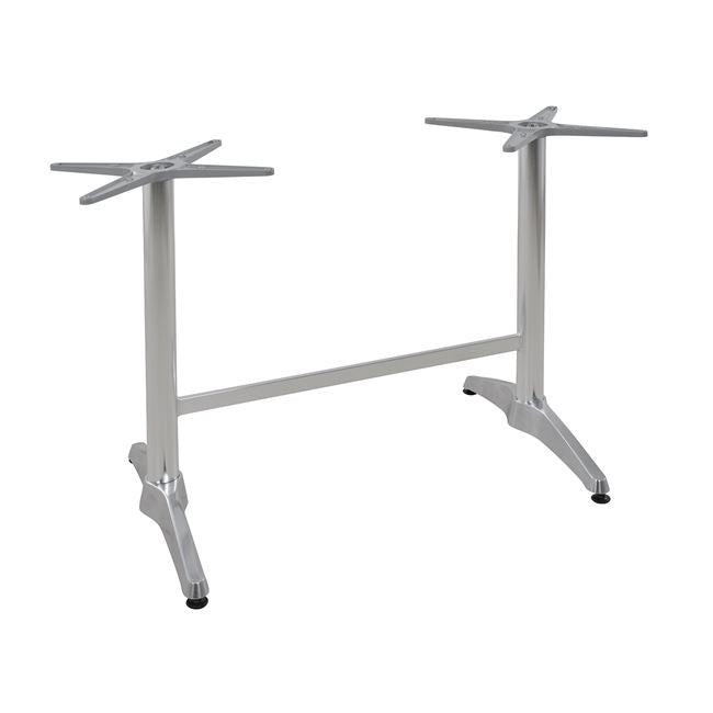 Двойна алуминиева основа за маса 404/80x60/72 см