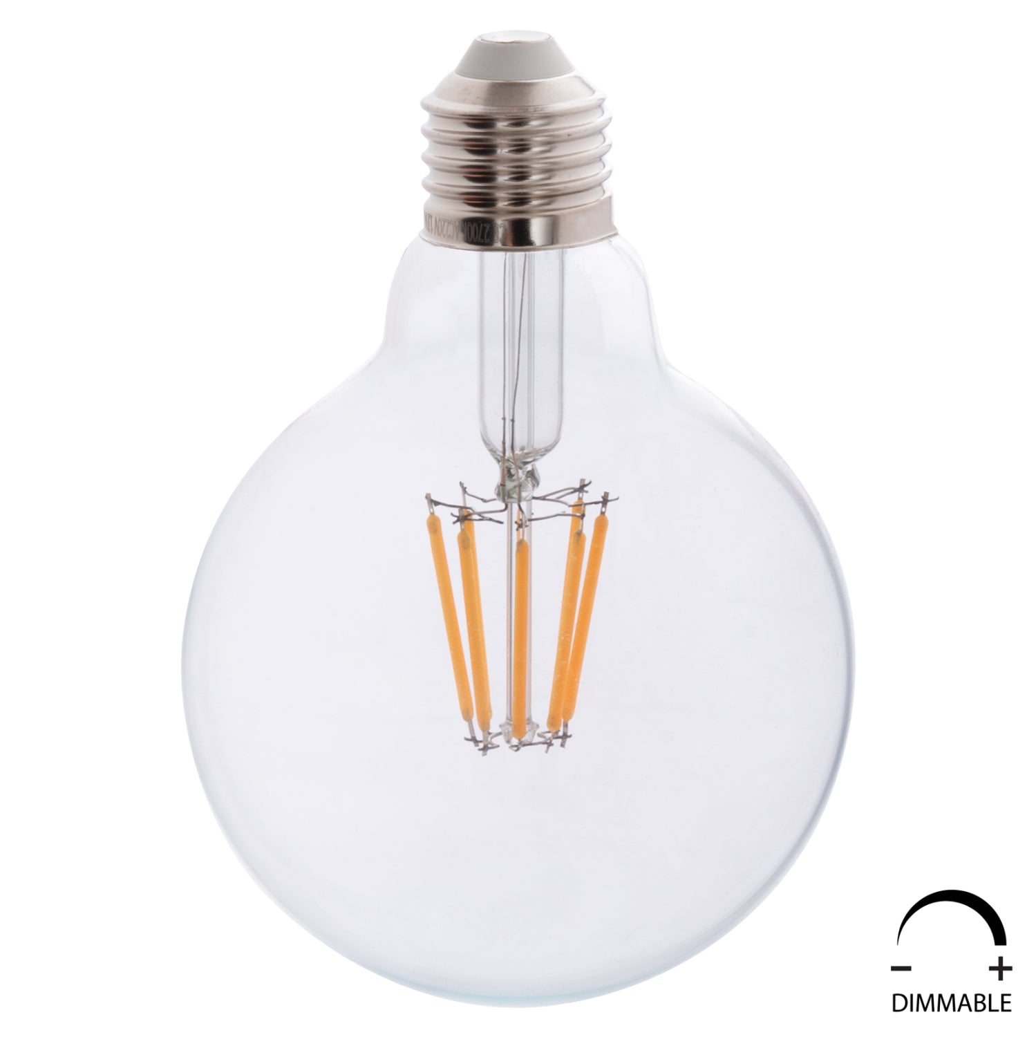 LED крушка GLOBO 8W E27 3000K прозрачна димируема