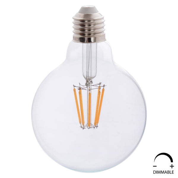 LED крушка GLOBO 8W E27 3000K прозрачна димируема