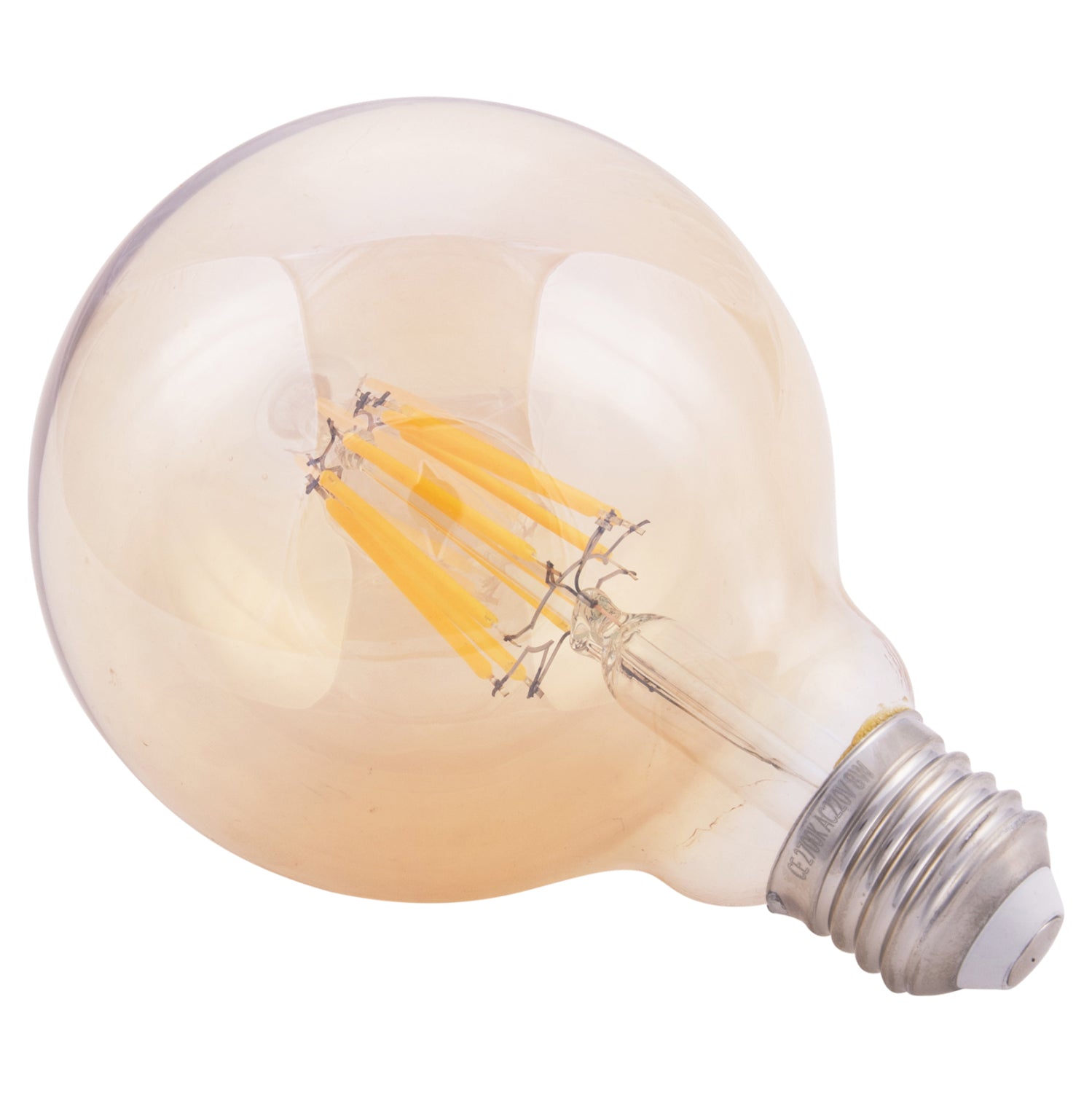 LED крушка GLOBO 8W E27 2700K златист цвят