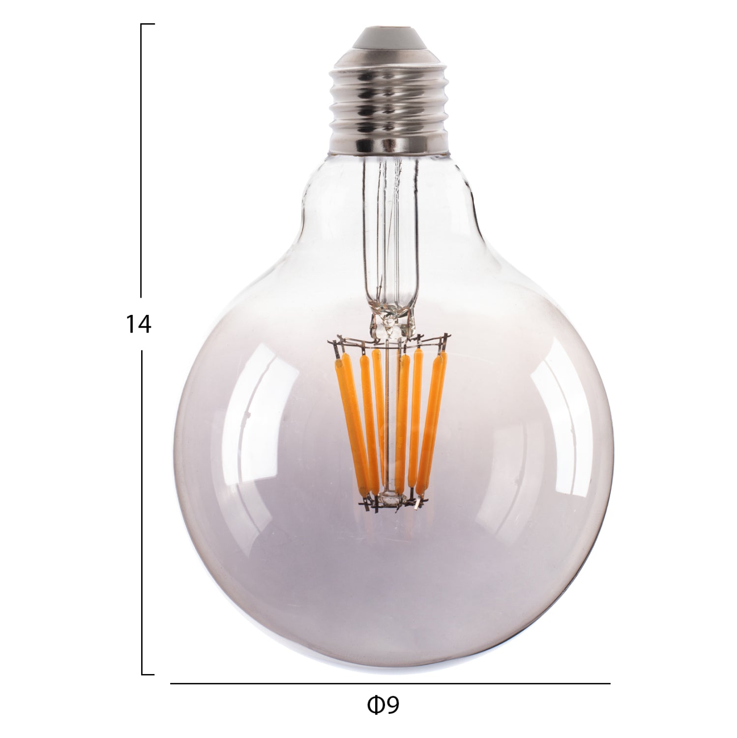 LED крушка GLOBO 8W E27 3000K, димируема