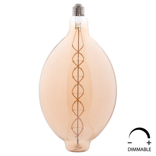 Led крушка  8W E27 3000K  бежов цвят