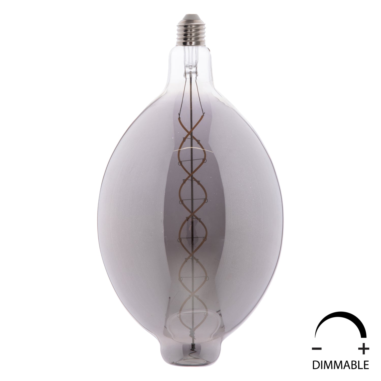 Led крушка 8W E27 3000K сив цвят