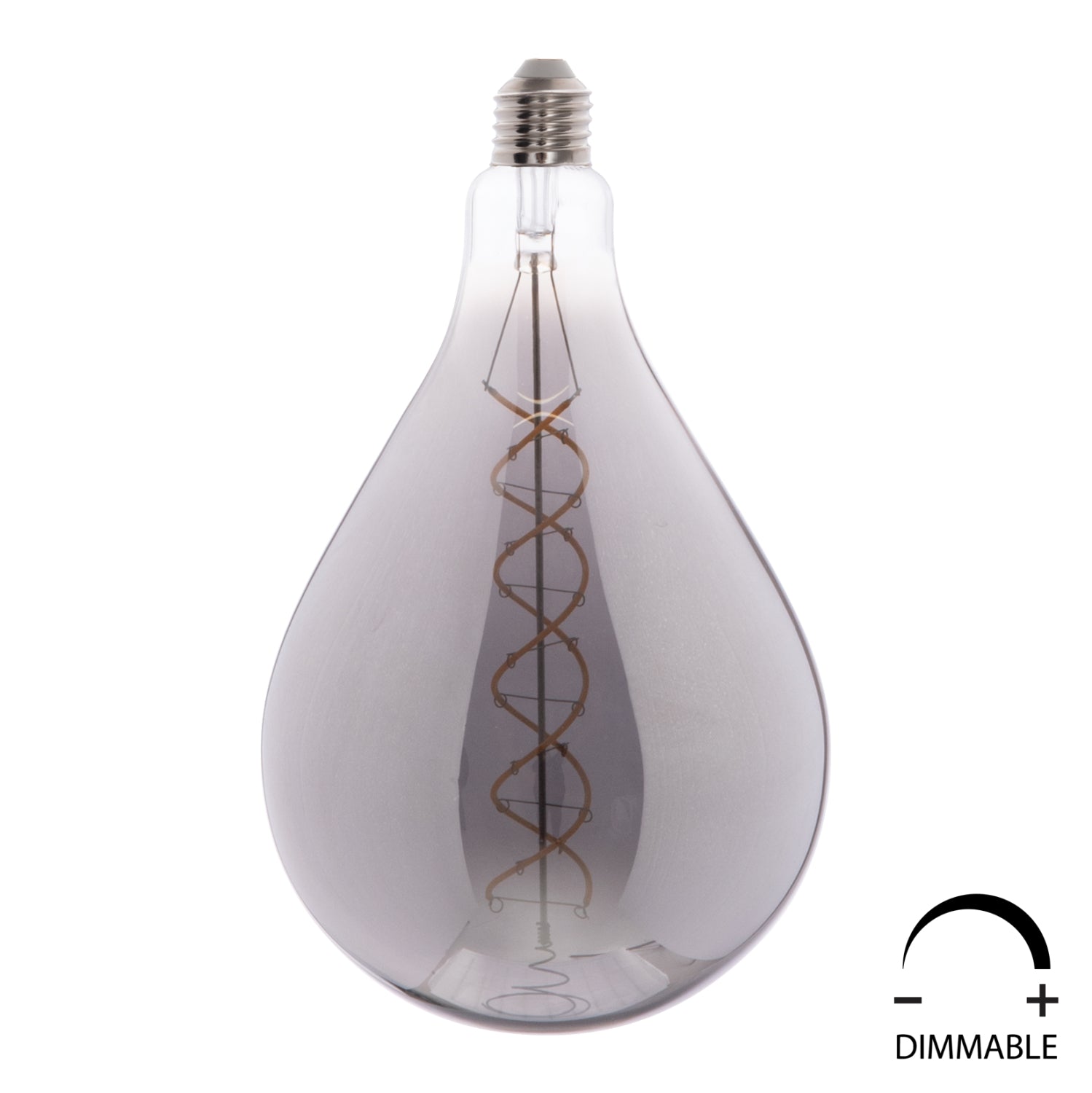Led крушка 8W E27 3000K сив цвят