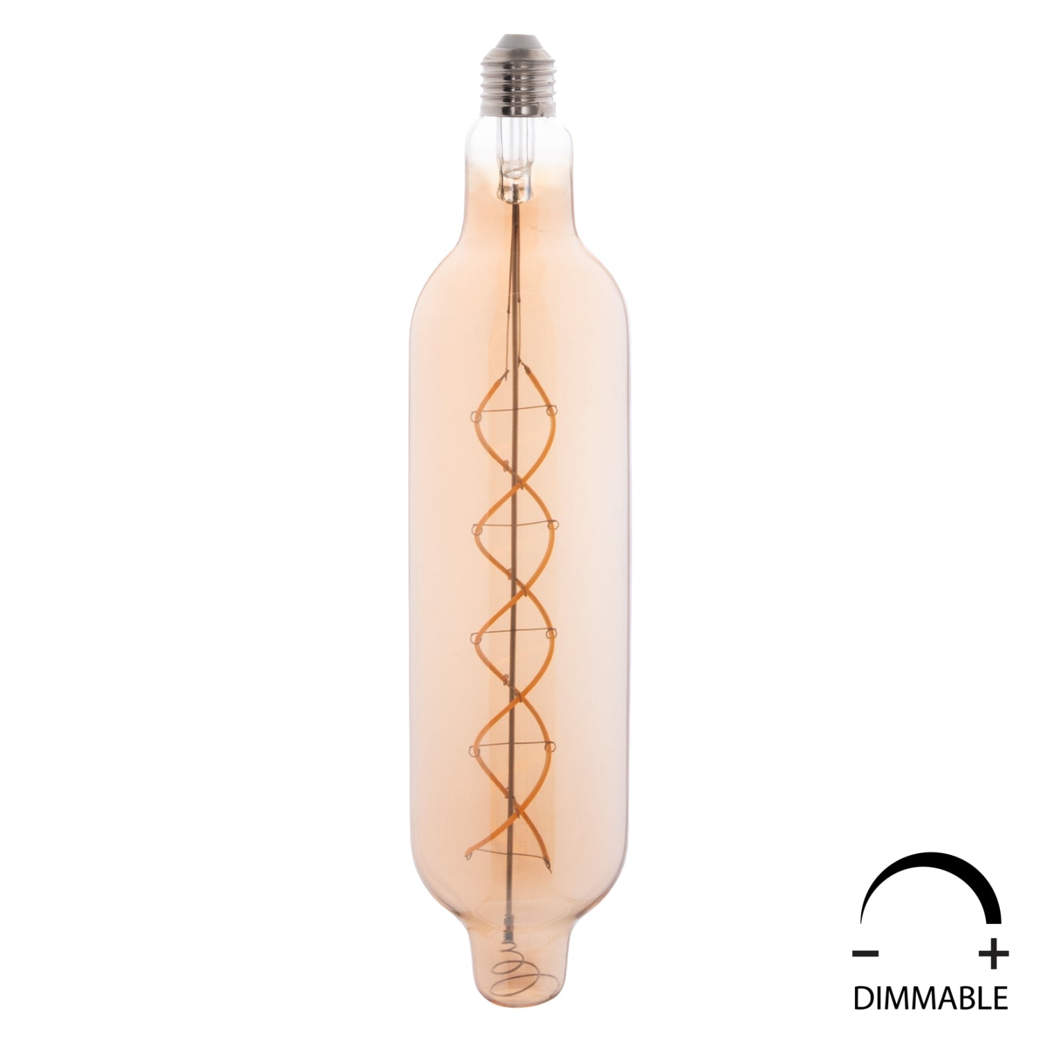 Led крушка 8W E27 3000K златист цвят