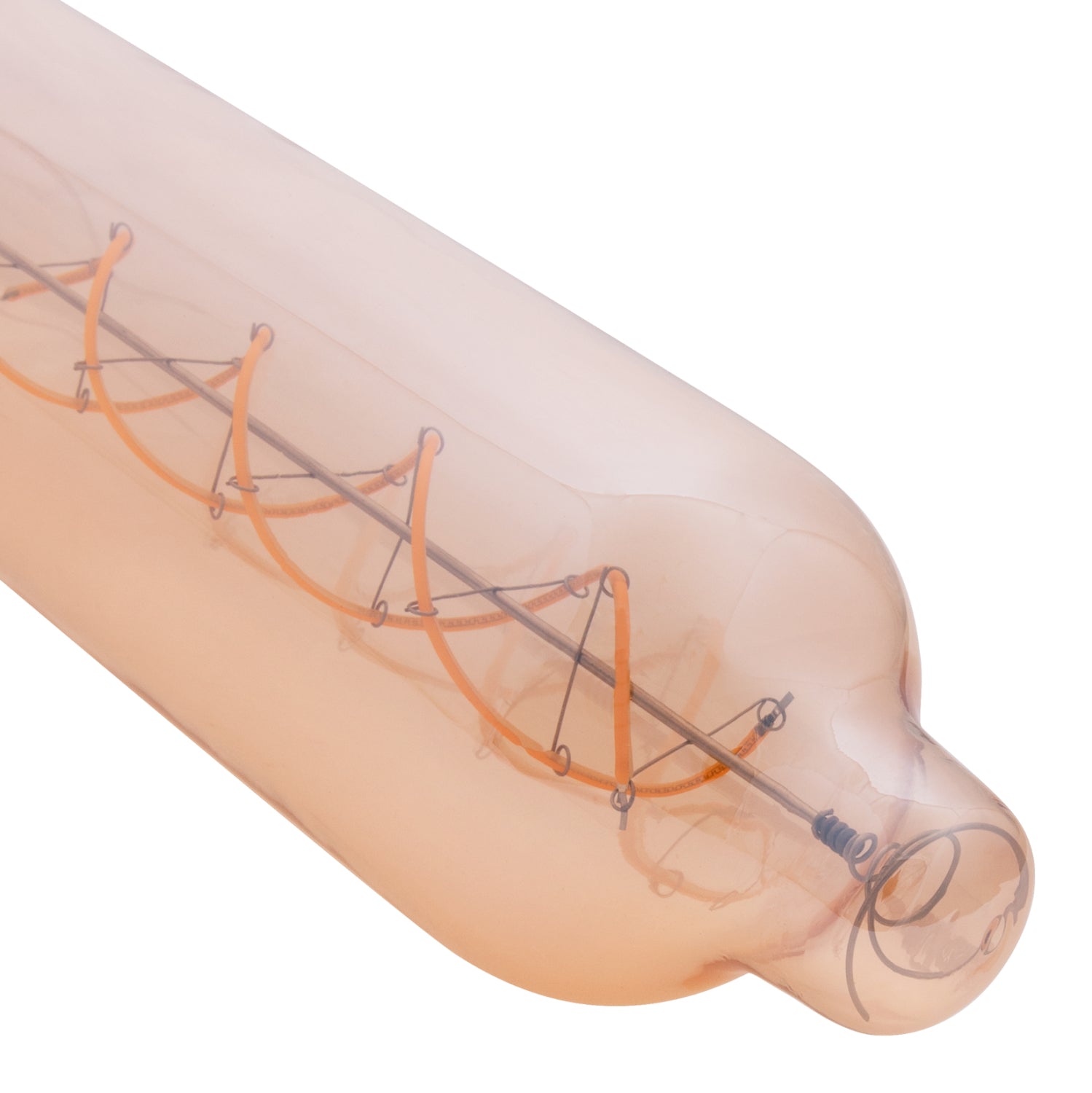 Led крушка 8W E27 3000K златист цвят