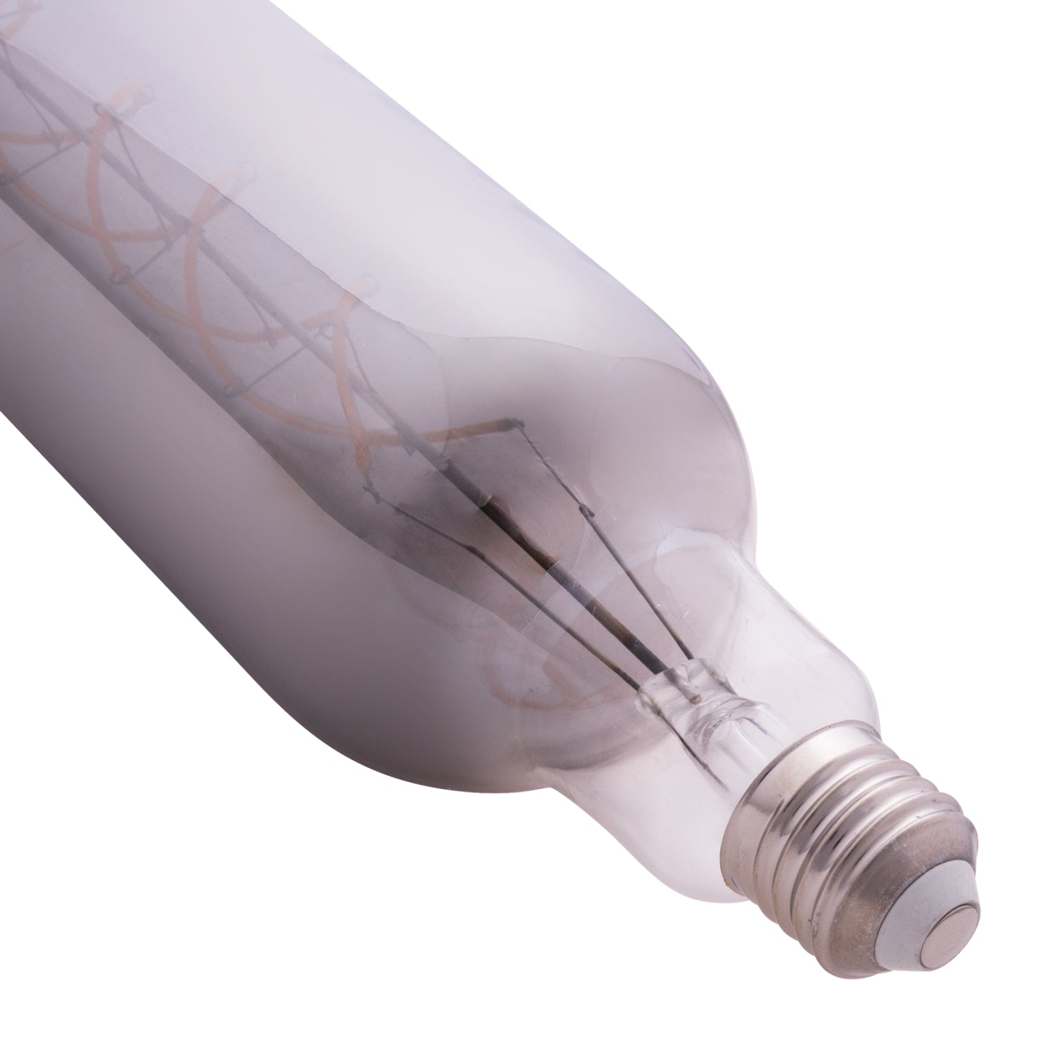 Led крушка 8W E27 3000K сив цвят
