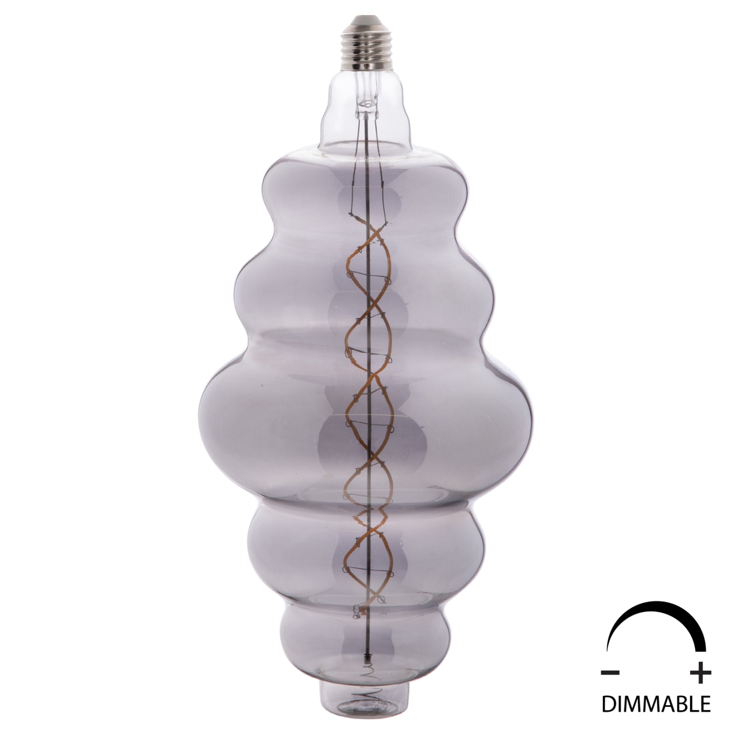 Led крушка  8W E27 3000K  сив цвят 4056.03