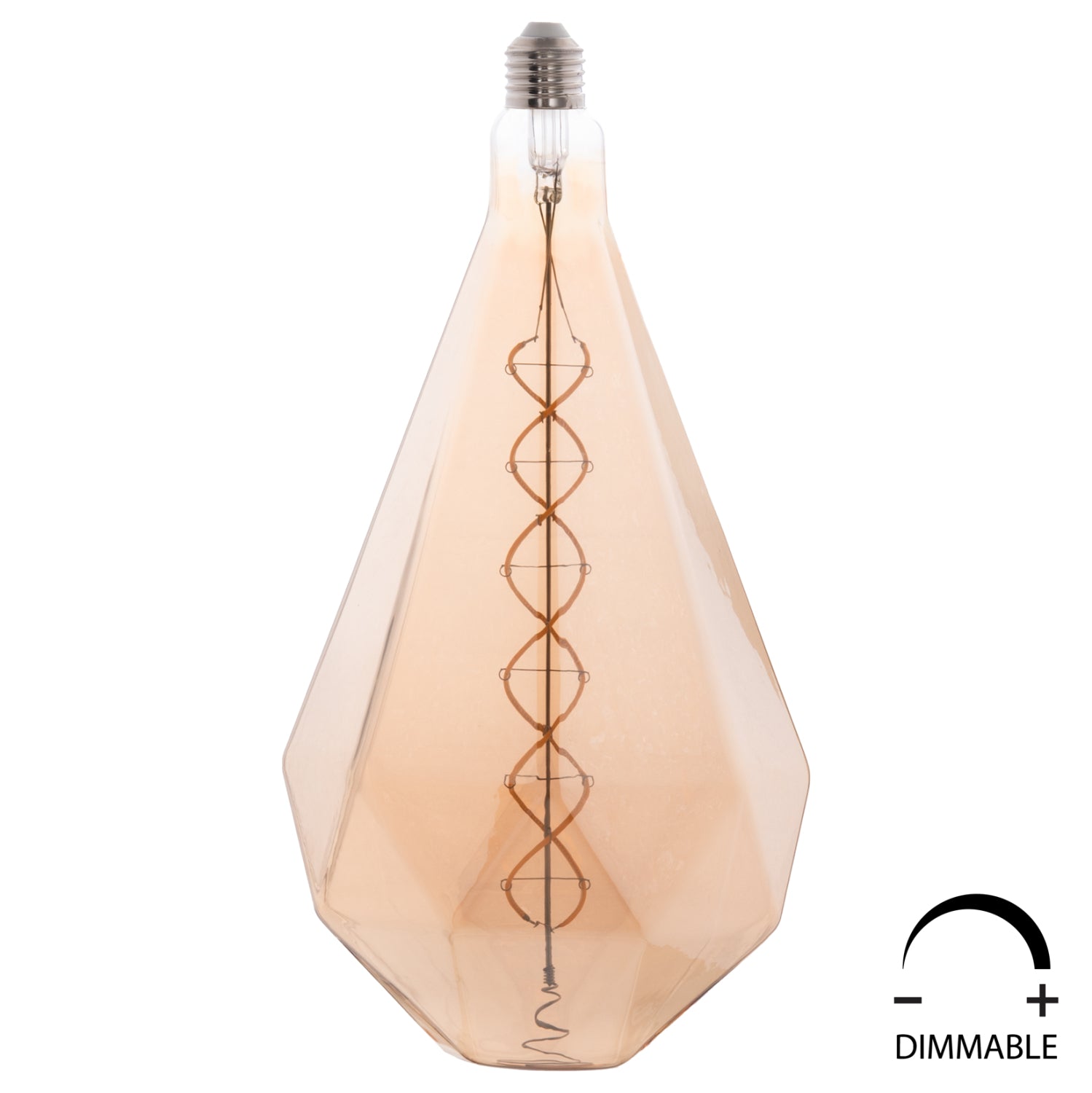 Led крушка  8W E27 3000K  златист цвят 4057