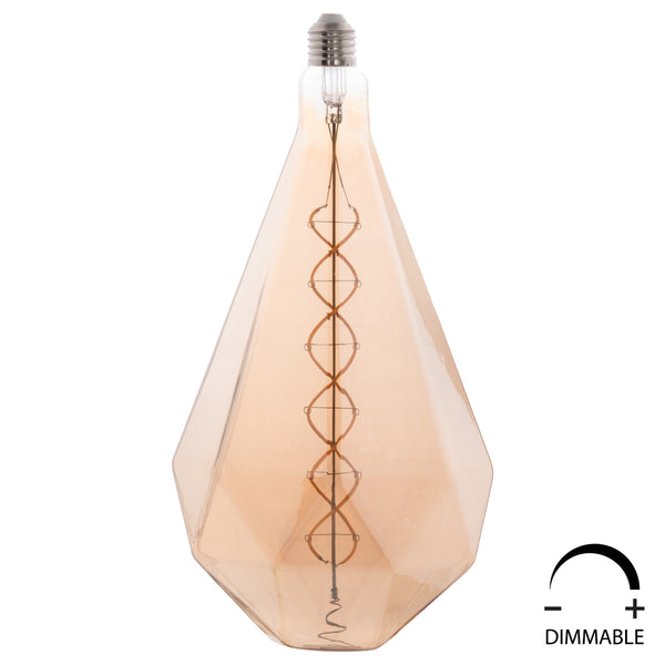 Led крушка  8W E27 3000K  златист цвят 4057