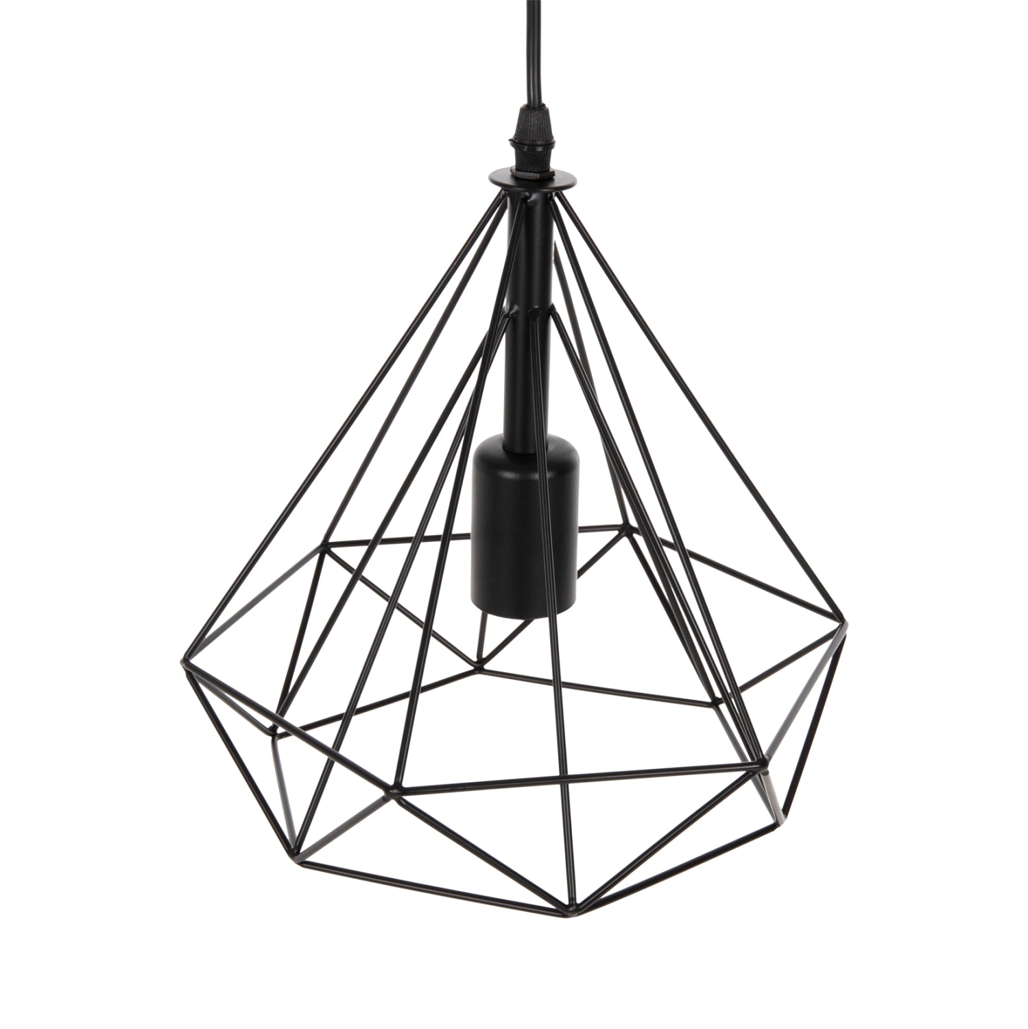 Таванна лампа 4063 черен цвят 25x22x123см