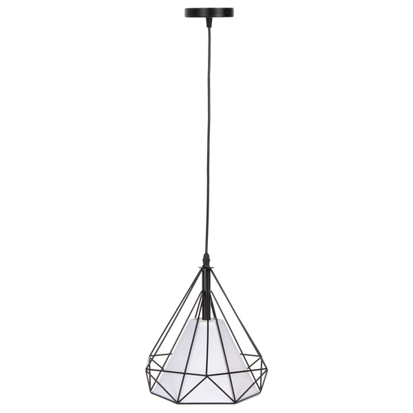 Таванна лампа 4065 черен-бял цвят 25x25x125см