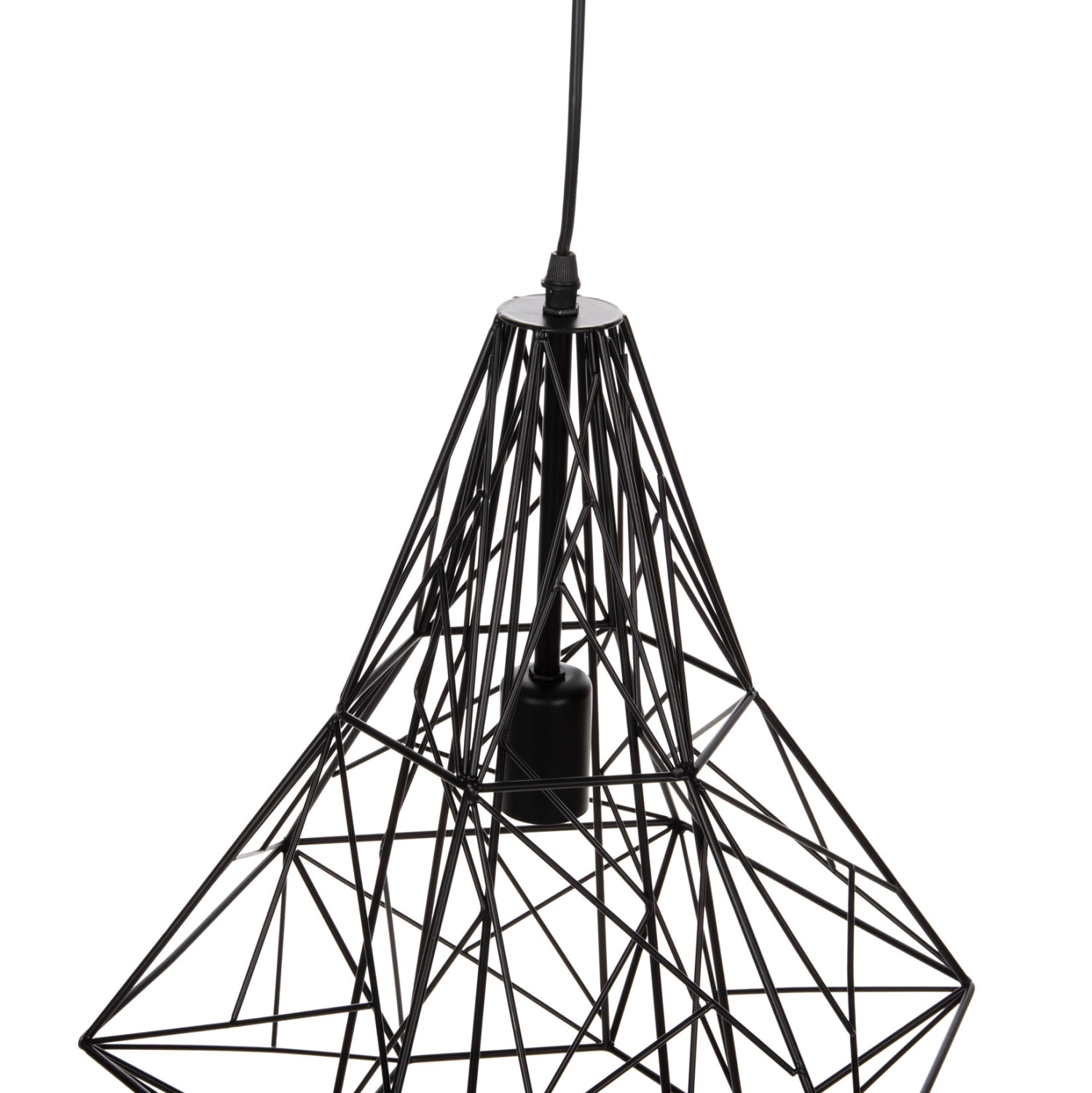 Таванна лампа 4068 черен цвят 40x35x130см