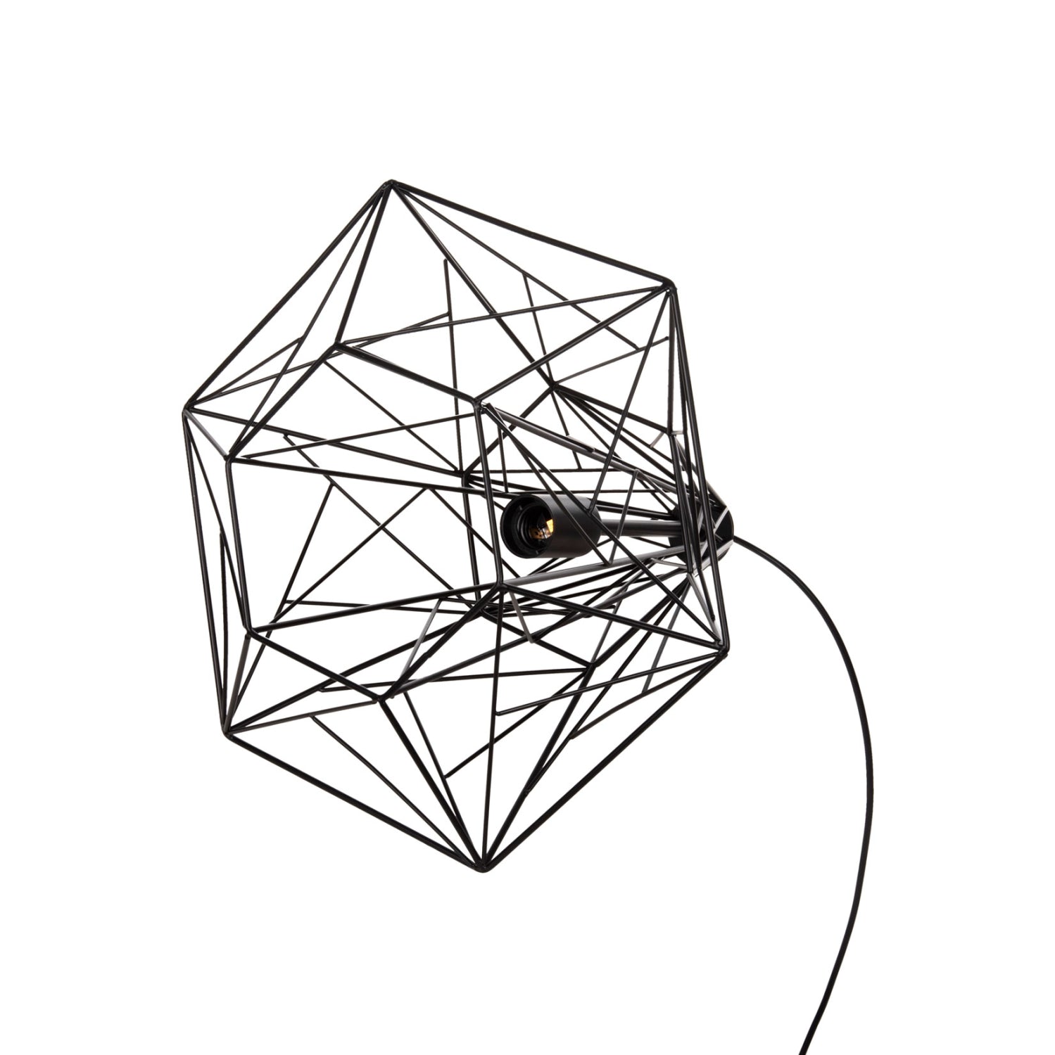 Таванна лампа 4068 черен цвят 40x35x130см