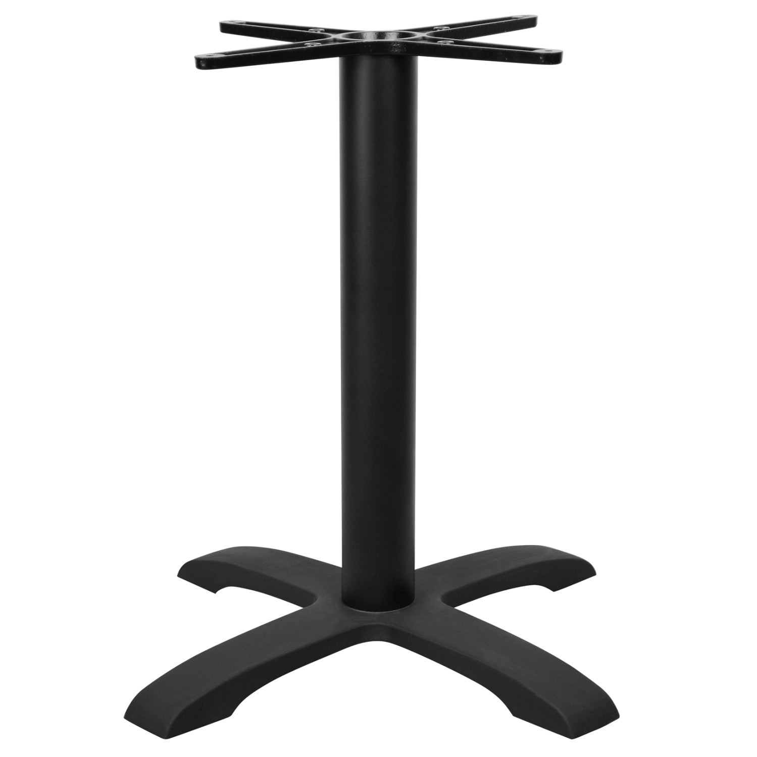 Чугунена основа  за маса черна 62/62/72см