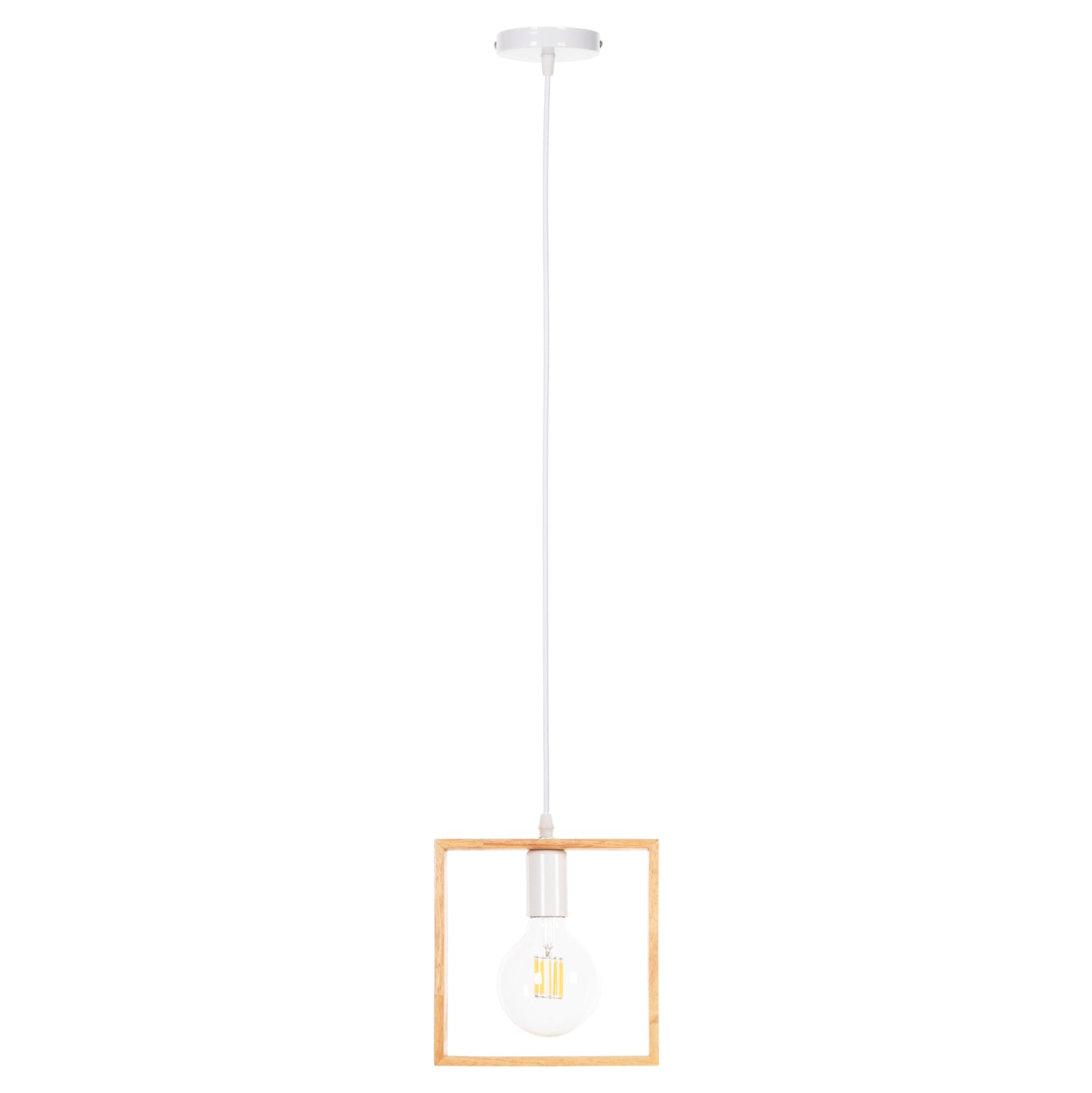 Таванна лампа 4071 естествен-бял цвят  20X125см