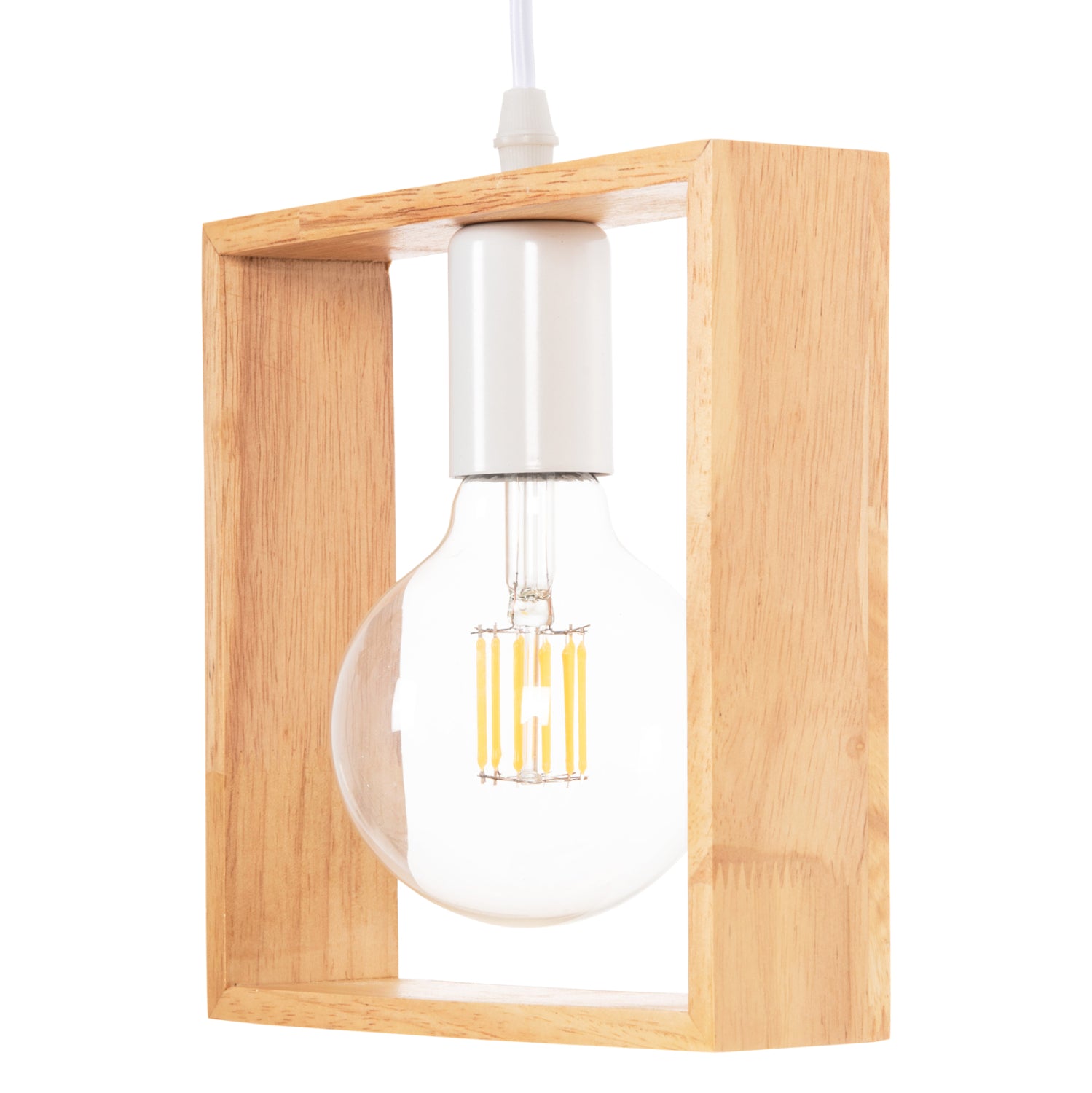 Таванна лампа 4071 естествен-бял цвят  20X125см