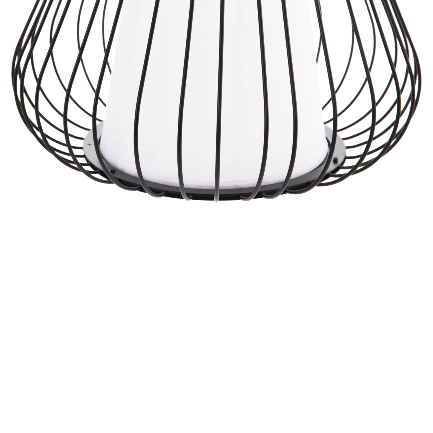 Таванна лампа 4074 черен цвят Φ33x43-141см