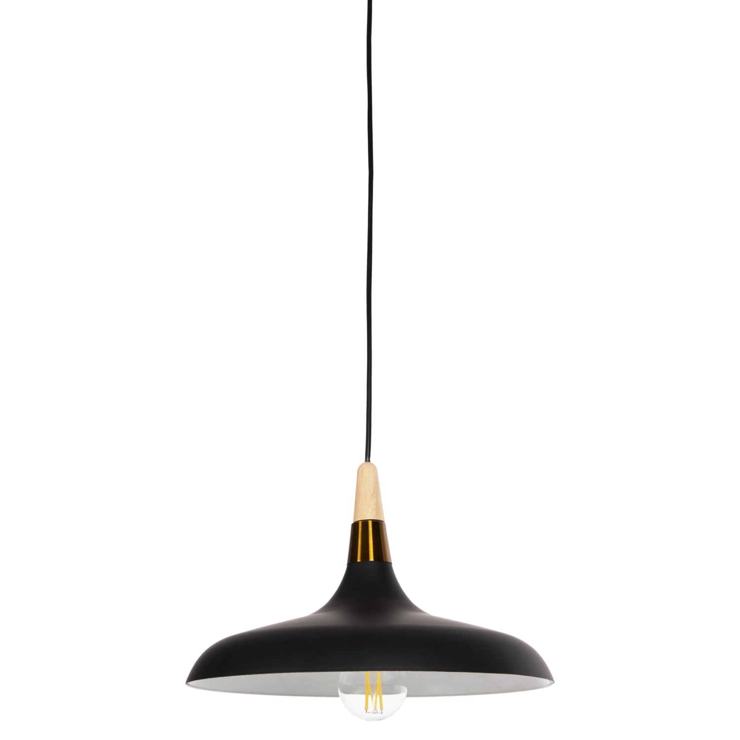 Таванна лампа 4080 черен цвят 35x35x112см