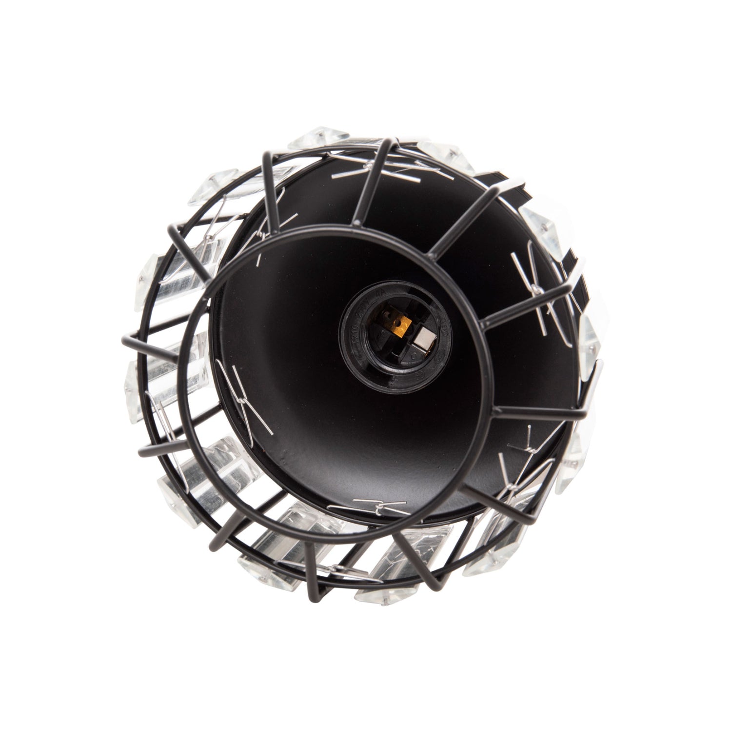 Таванна лампа 4084 черен цвят Φ14x123см