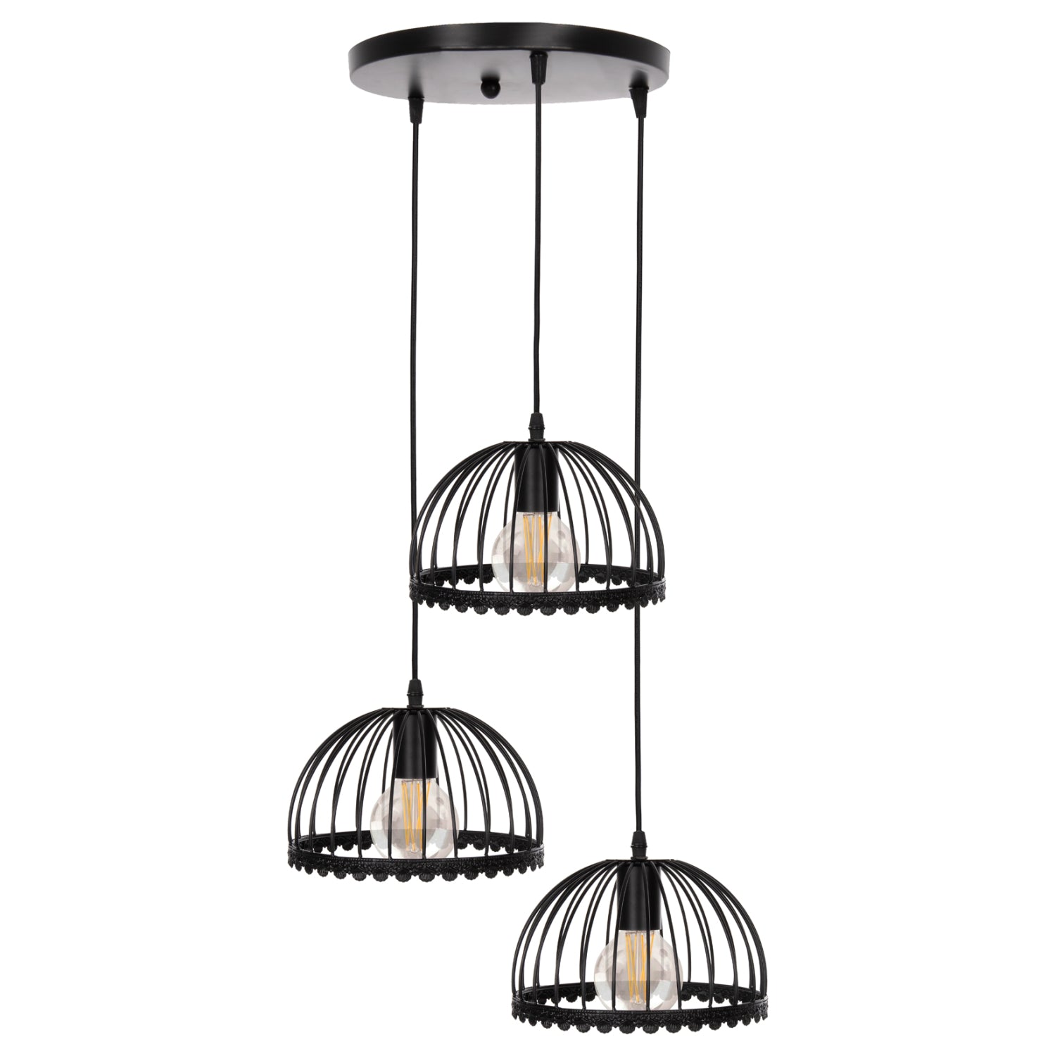 Лампа черен цвят  Φ22x123