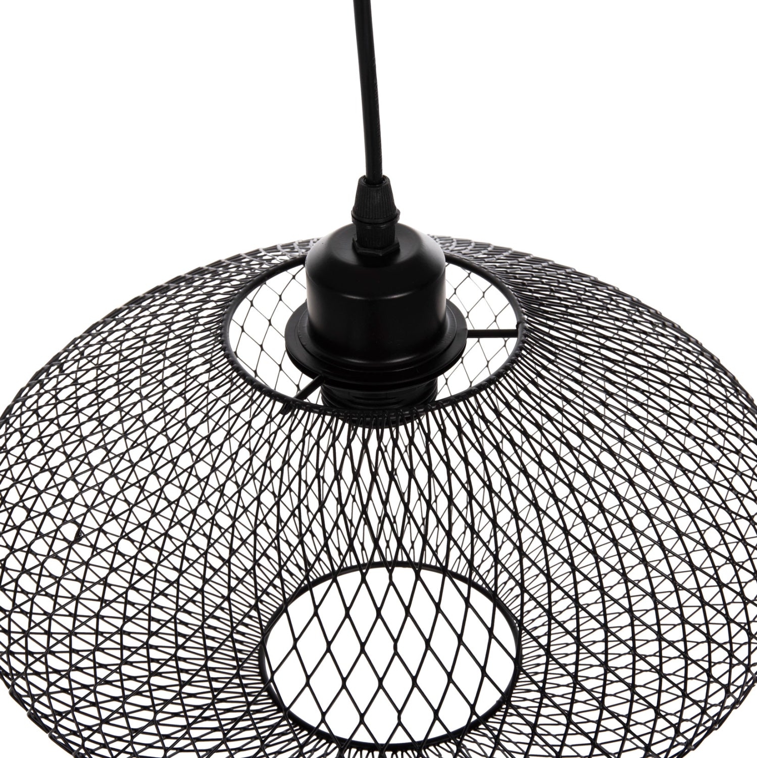 Таванна лампа 4094 черен цвят Φ30x125см