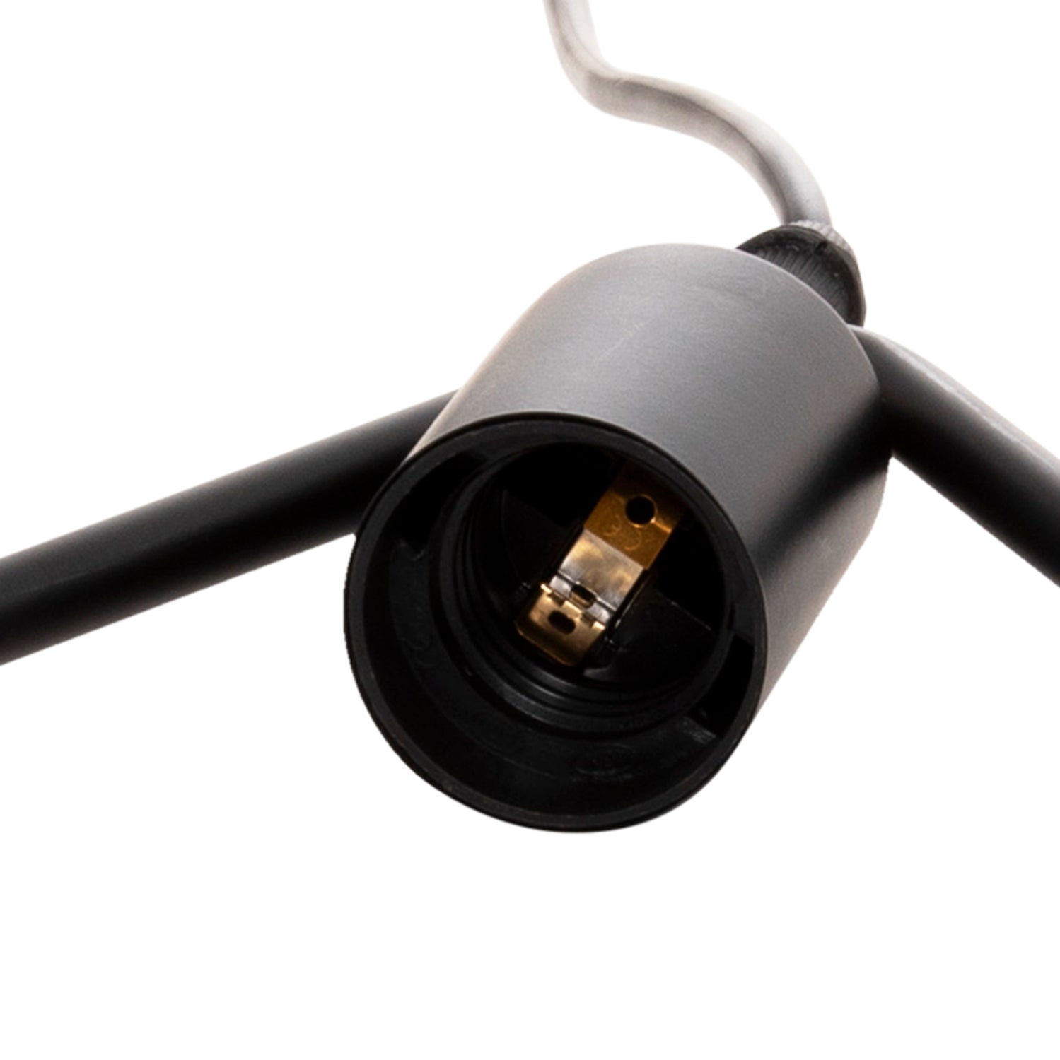 Таванна лампа 4096 черен цвят 38x132см