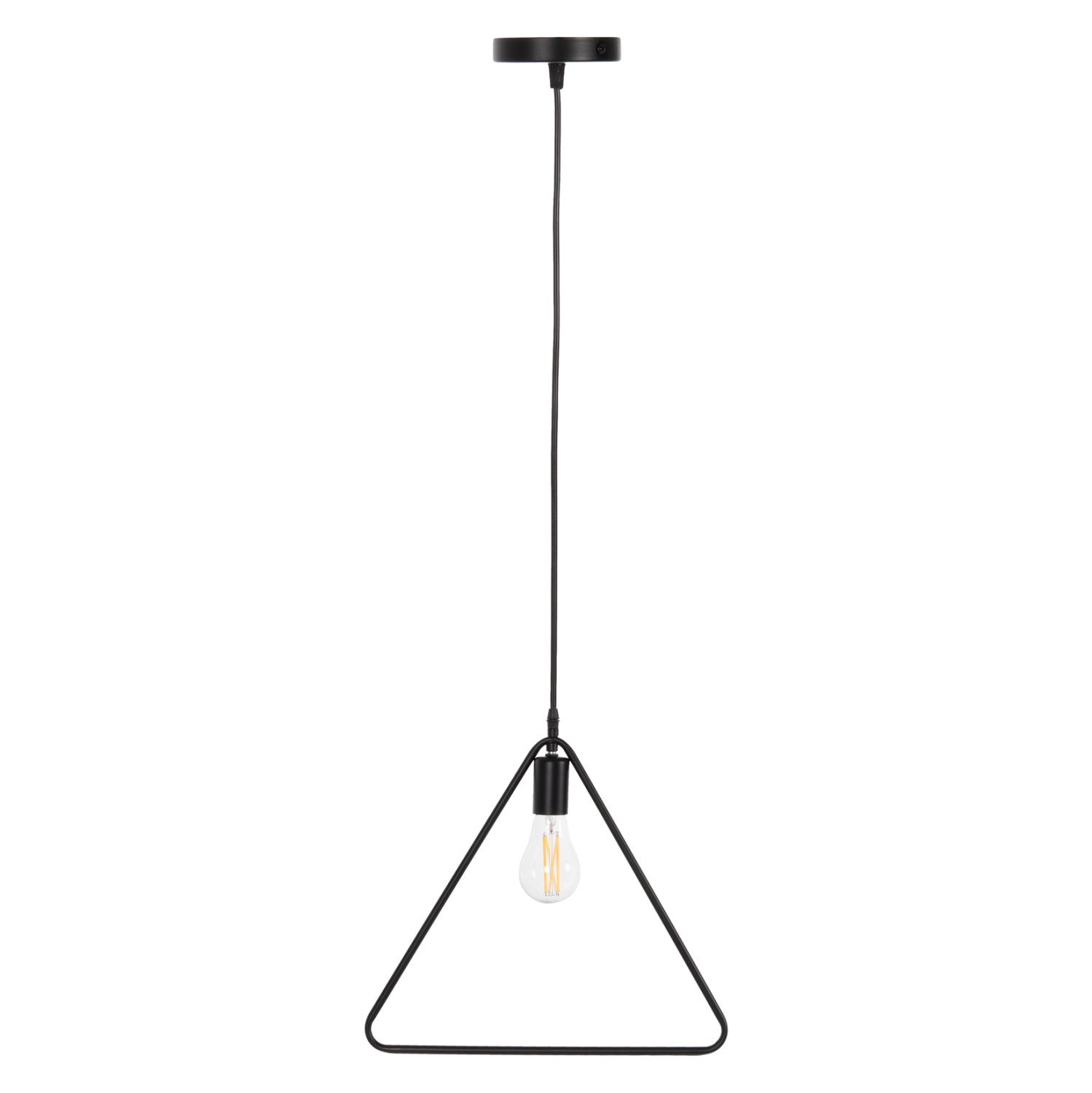 Таванна лампа 4096 черен цвят 38x132см