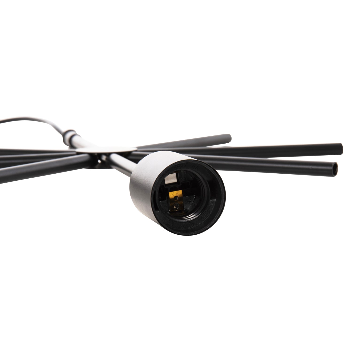 Таванна лампа 4098 черен цвят 34x40x106см